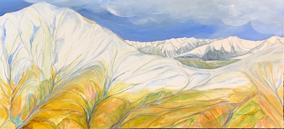 Susanna Izard I Tekapo Saddle Looking West I McAtamney Gallery I Geraldine NZ